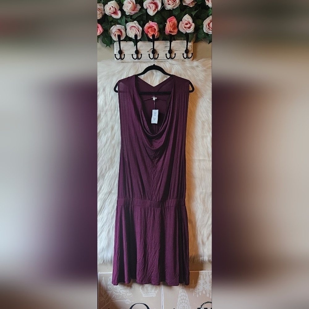 Kismet Boho Fit Sleeveless Boat Neck Dress